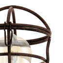Eglo Wandleuchte Port Seton stehend Antik-Braun Industrie max. 60W E27 ohne Leuchtmittel