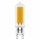 2 x Osram LED Glas Leuchtmittel Stiftsockellampe 2,8W = 30W G9 COB klar 300lm 827 warmweiß 2700K 320°