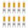 10 x Osram LED Glas Leuchtmittel Stiftsockellampe 2W = 20W G9 COB klar 200lm 827 warmweiß 2700K 320°