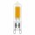 10 x Osram LED Glas Leuchtmittel Stiftsockellampe 2W = 20W G9 COB klar 200lm 827 warmweiß 2700K 320°