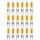 18 x Osram LED Glas Leuchtmittel Stiftsockellampe 2W = 20W G9 COB klar 200lm 827 warmweiß 2700K 320°