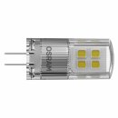 9 x Osram LED Leuchtmittel Stiftsockellampe 2W = 20W G4 klar 12V 200lm warmweiß 2700K 320° DIMMBAR