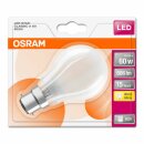 6 x Osram LED Filament Leuchtmittel Star Classic Birne A60 7W = 60W B22d matt 806lm warmweiß 2700K