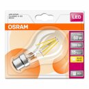 6 x Osram LED Filament Leuchtmittel Star Classic Birne A60 7W = 60W B22d klar 806lm warmweiß 2700K
