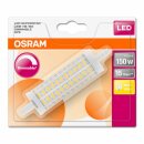 9 x Osram LED Leuchtmittel 118mm Stab 17,5W = 150W R7s klar 2452lm warmweiß 2700K 360° DIMMBAR