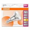 6 x Osram LED Leuchtmittel Glas Reflektor R50 2,6W = 40W E14 klar 210lm warmweiß 2700K 36°