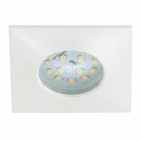 Briloner LED Einbauleuchte eckig Weiß starr IP44 5W Modul 400lm warmweiß 3000K 110°