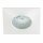 Briloner LED Einbauleuchte eckig Weiß starr IP44 5W Modul 400lm warmweiß 3000K 110°