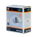 Briloner LED Einbauleuchte rund Weiß starr IP65 5W...