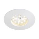 3 x Briloner LED Einbauleuchte rund Weiß IP44 3 x 5,5W Modul 470lm warmweiß 3000K 110° dimmbar