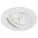 Briloner LED Einbauleuchte rund Weiß IP23 5,5W...