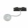 Briloner LED Einbauleuchte rund Chrom IP44 5,5W Modul 470lm warmweiß 3000K 110° dimmbar