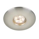 Briloner LED Einbauleuchte rund Nickel matt IP44 1,8W...
