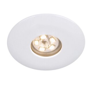 Briloner LED Einbauleuchte rund Weiß starr IP44 1,8W 150lm warmweiß 3000K 110°