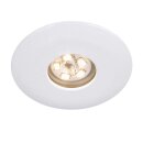 Briloner LED Einbauleuchte rund Weiß starr IP44...