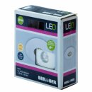 Briloner LED Einbauleuchte rund Weiß starr IP44...