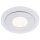 Briloner LED Einbauleuchte rund Aluminium starr IP23 7W 630lm warmweiß 3000K Leuchtrand schaltbar