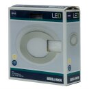 Briloner LED Einbauleuchte rund Nickel matt starr IP23...