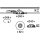 Briloner LED Einbauleuchte rund Nickel matt IP23 schwenkbar 5W Modul 470lm CCT 2700K/400K/6500K kalt-warmweiß