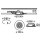Briloner LED Einbauleuchte rund Weiß IP44 10W Modul 1000lm CCT 2700K/4000K/6500K kalt-warmweiß
