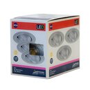 3 x Briloner LED Einbauleuchte rund Titan IP23 3 x 5W...