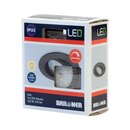 Briloner LED Einbauleuchte rund Eisengrau IP23 5,5W Modul...