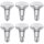 6 x Osram LED Glas Reflektor R80 5,9W = 60W E27 klar 345lm warmweiß 2700K Ra>90 36° DIMMBAR