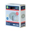 Briloner LED Einbauleuchte rund Nickel matt IP44 6,5W...