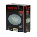 Briloner LED Einbauleuchte rund Aluminium IP44 6,5W Modul...
