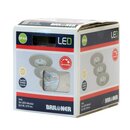 3 x Briloner LED Einbauleuchte rund Nickel matt IP44 3 x...