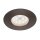 3 x Briloner LED Einbauleuchte rund Eisengrau IP44 3 x 6,5W Modul 570lm warmweiß 3000K 3-Stufen-Dimmbar