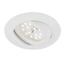 Briloner LED Einbauleuchte rund Weiß IP23 6,5W...