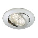 Briloner LED Einbauleuchte rund Aluminium IP23 6,5W Modul...