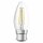 6 x Osram LED Filament Leuchtmittel Kerze 4W = 40W B22d klar 470lm 827 warmweiß 2700K