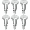 6 x Osram LED Leuchtmittel Glas Reflektor R39 1,5W = 25W...