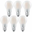 6 x Osram LED Filament Leuchtmittel Birnenform A60 7W =...