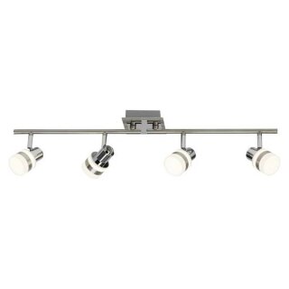 Brilliant LED Wand- & Deckenstrahler Nagli Eisen 4 x 4,2W 1500lm warmweiß 3000K schwenkbar
