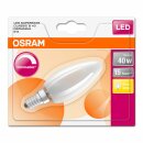 6 x Osram LED Filament Leuchtmittel Kerze 5W = 40W E14 matt warmweiß 2700K DIMMBAR
