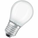 6 x Osram LED Filament Leuchtmittel Star Classic Tropfen 4W = 40W E27 matt 470lm Neutralweiß 4000K