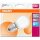 6 x Osram LED Filament Leuchtmittel Star Classic Tropfen 4W = 40W E27 matt 470lm Neutralweiß 4000K