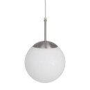 Brilliant Pendelleuchte Timo Eisen 150cm rund Ø20cm max. 60W E27 ohne Leuchtmittel kürzbar
