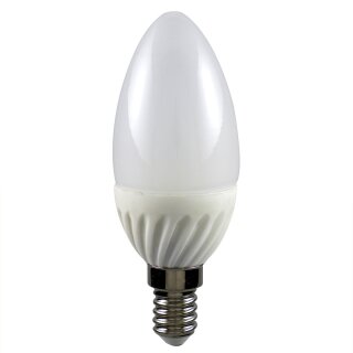 LED Kerze 5W = 40W MATT E14 470lm Glühlampe Glühbirne LED Kerzen Warmweiß 2700K