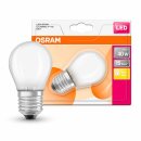 6 x Osram LED Filament Leuchtmittel Tropfen 4W = 40W E27 MATT warmweiß 2700K