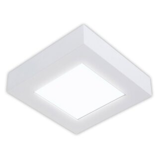 Näve LED Deckenleuchte Simplex 17x17cm Weiß 12W 900lm Neutralweiß 4000K