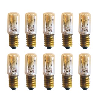 10 x T16x54mm E14 6-10W 220-260V CC-5A E14 Röhre Glühbirne Glühlampe Doppelwendel Kappenbirne