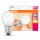 6 x Osram LED Filament Leuchtmittel Tropfenform 1,5W = 15W E27 matt 136lm warmweiß 2700K