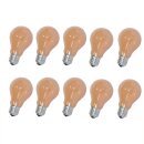 10 x Glühbirne Softone Flame Terracotta 100W E27 Glühlampe 100 Watt Glühbirnen Glühlampen