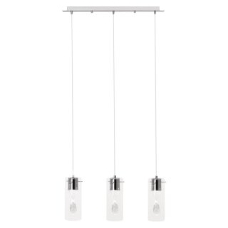 Brilliant Pendelleuchte Razgar Chrom 130cm max. 3 x 7W GU10 ohne Leuchtmittel kürzbar