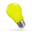 Spectrum LED Leuchtmittel Birnenform 5W E27 Gelb 270°