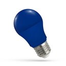Spectrum LED Leuchtmittel Birnenform 5W E27 Blau 270°